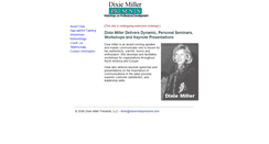 Desktop Screenshot of dixiemiller.com